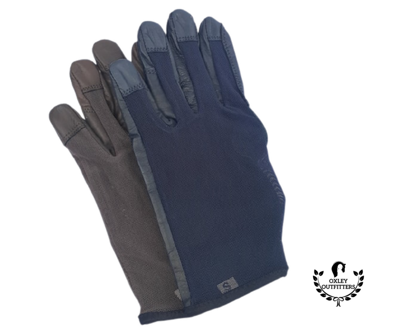 Junior Brown Airmesh Gloves