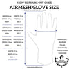 Junior Black Airmesh Gloves