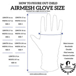 Junior Black Airmesh Gloves