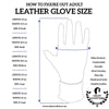 Adult Black Genuine Leather Gloves