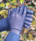 Junior Navy Blue Airmesh Gloves